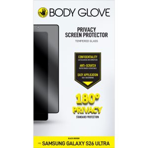 Body Glove Privacy Tempered Glass Screen Protector - Samsung Galaxy S26 Ultra - Black Border